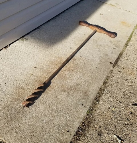 36inch vintage handle drill - t,
